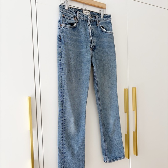 Agolde Riley High Rise Crop Jeans - Picture 11 of 11